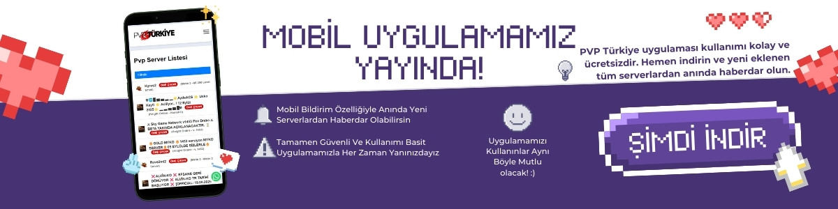 PvP Türkiye Uygulama Bannerı